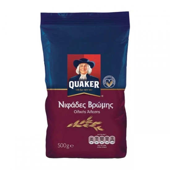 QUAKER OATS 500G ΣΑΚΟΥΛΑ ΑΛΟΥΜΙΝΙΟΥ