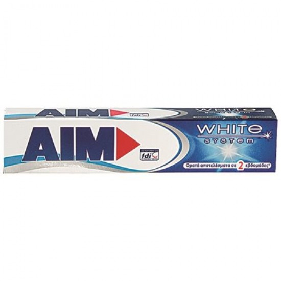 (-40%)AIM 75ML ΟΔΟΝΤΟΚΡΕΜΑ WHITE SYSTEM