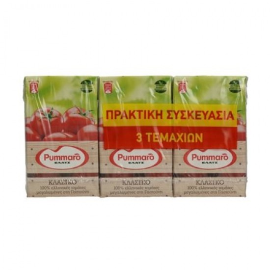 (-20%)PUMMARO 250Gx3 ΤΟΜΑΤΑ PASSATA ΚΛΑΣΙΚΗ