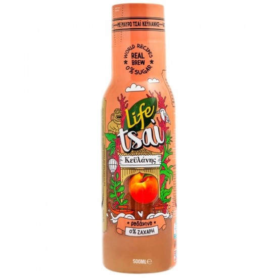 ΔΕΛΤΑ LIFE 500ML TSAI CEYLON ICE TEA ΡΟΔΑΚΙΝΟ