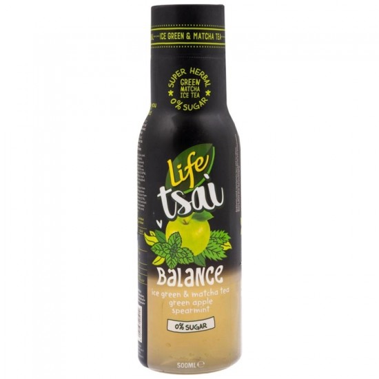 --ΔΕΛΤΑ LIFE 500ML TSAI ICE GR MAT TEA ΠΡ ΜΗΛΟ ΔΥΟΣΜ