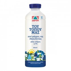 ΔΕΛΤΑ 500ML ΤΟΥ ΤΟΠΟΥ ΜΑΣ ΓΑΛΑ 3,7% ΥΨ ΠΑΣΤ (ΦΙΑΛΗ)