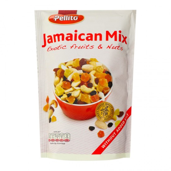 PELLITO 125G JAMAICAN MIX ΞΗΡΟΙ ΚΑΡΠΟΙ & ΦΡΟΥΤΑ / ΣΑΚΟΥΛΑΚΙ
