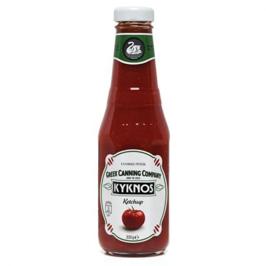 ΚΥΚΝΟΣ 330G KETCHUP REGULAR / ΓΥΑΛΙΝΗ ΦΙΑΛΗ