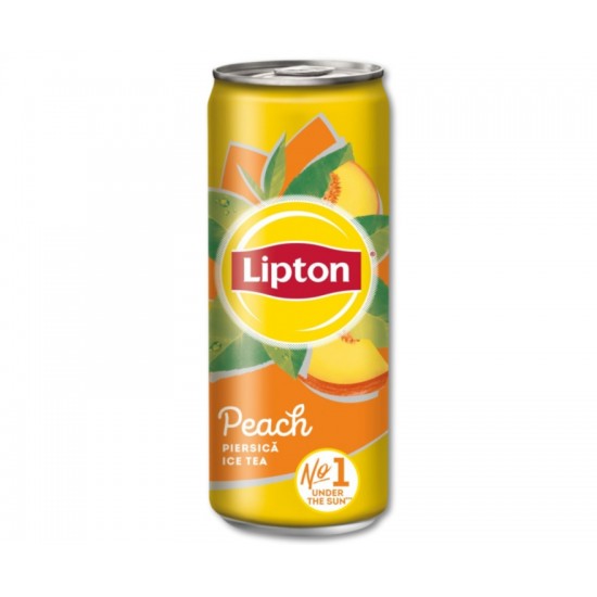 LIPTON 330ML ICE TEA PEACH SLEEK ---