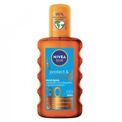 (-40%)NIVEA SUN 200ML PROT & BRONZE OIL SPRAY SPF 30