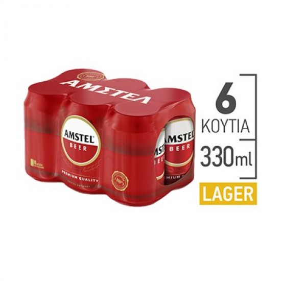 AMSTEL 330MLX6 ΜΠΥΡΑ ΚΟΥΤΙ