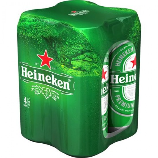 HEINEKEN 500MLx4 ΜΠΥΡΑ ΚΟΥΤΙ