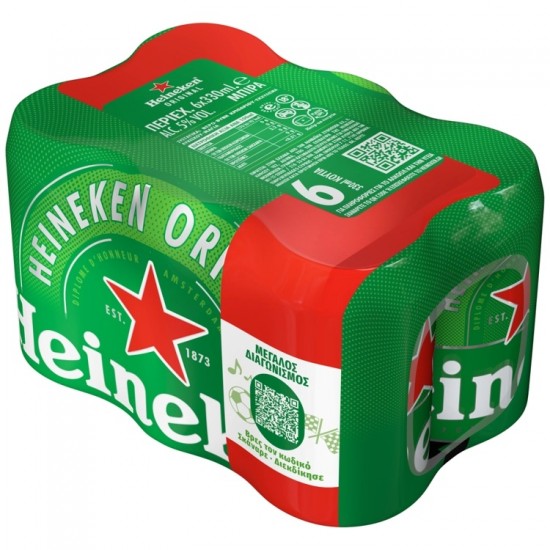 HEINEKEN 330MLx6 ΜΠΥΡΑ ΚΟΥΤΙ