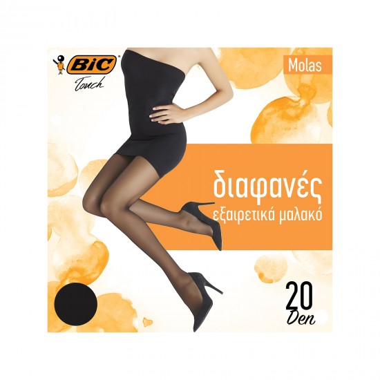 BIC ΚΑΛΣΟΝ 20D MOLAS ΜΑΥΡΟ MEDIUM