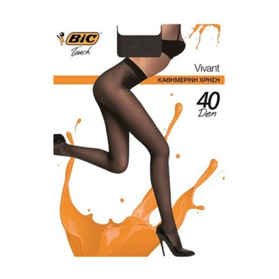 BIC ΚΑΛΣΟΝ 40D VIVANT ΜΑΥΡΟ MEDIUM