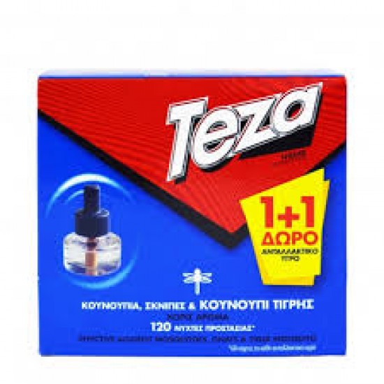 --TEZA 30ML(+1free) FIK ΥΓΡΟ ΑΝΤΑΛΑΚΤΙΚΟ 60 ΝΥΧΤΕΣ