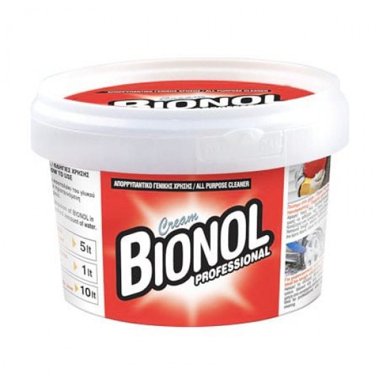 BIONOL 250G ΚΑΘΑΡΙΣΤΙΚΟ ΓΕΝΙΚΗΣ ΧΡΗΣΗΣ ΚΡΕΜΑ ΚΟΥΒΑΔΑΚΙ