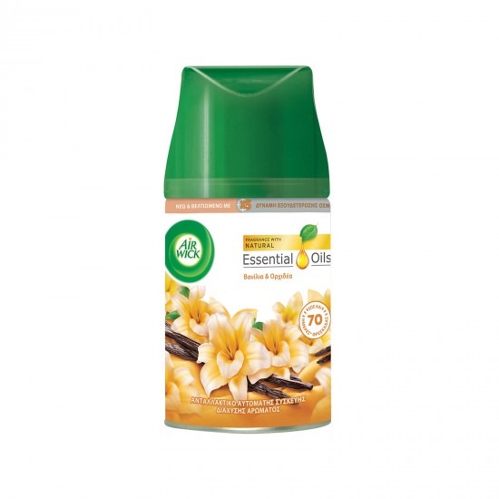 (-30%)AIRWICK FRESHMATIC VANILLΑ & ORCHID / ΑΝΤΑΛ/ΚΟ