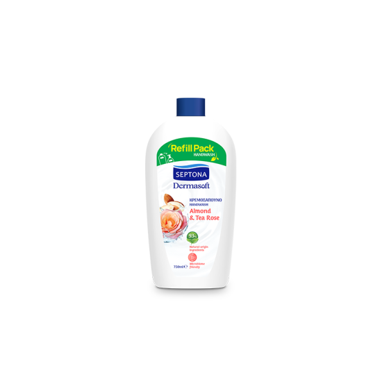 SEPTONA 750ML DERMASOFT ΚΡΕΜΟ/ΝΟ ALMOND & TEA /ΑΝΤΑΛ.