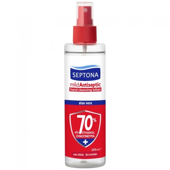 SEPTONA 200ML MILD ΑΝΤΙΣΗΠΤΙΚΟ LOTION 70% ΟΙΝΟΠΝΕΥΜΑ