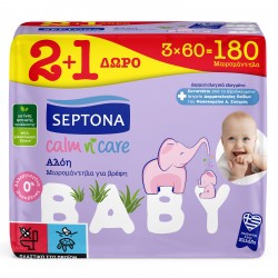 --SEPTONA 60-ΤΜΧ x2(+1free) CALM N' CARE ΑΛΟΗ ΜΩΡΟΜΑΝΤΗΛΑ --SEPTONA 60-ΤΜΧ x2(+1free) CALM N' CARE ΑΛΟΗ ΜΩΡΟΜΑΝΤΗΛΑ