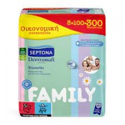 SEPTONA 100-ΤΜΧ X3 ΜΩΡΟΜΑΝΤΗΛΑ DERMASOFT FAMILY -- SEPTONA 100-ΤΜΧ X3 ΜΩΡΟΜΑΝΤΗΛΑ DERMASOFT FAMILY --