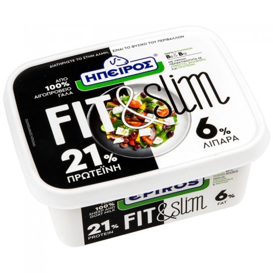 ΗΠΕΙΡΟΣ 350G FIT & SLIM ΛΕΥΚΟ ΤΥΡΙ ΣΕ ΑΛΜΗ /ΤΑΠΕΡ