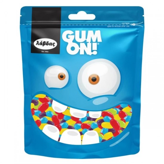 ΛΑΒΔΑΣ GUM ON 90G ΚΑΡΑΜΕΛΕΣ JELLY BEANS