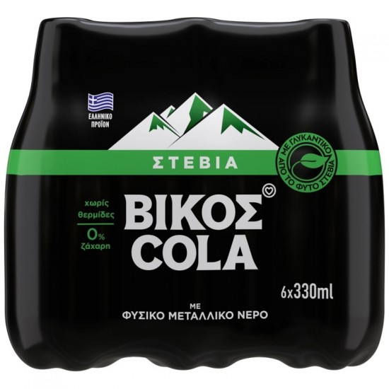 ΒΙΚΟΣ COLA 330MLx6 STEVIA / PET
