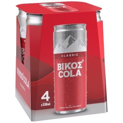 (-20%)ΒΙΚΟΣ COLA 330MLx4 / ΚΟΥΤΙ