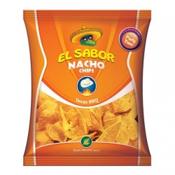 EL SABOR 225G NACHO CHIPS TEXAS BBQ