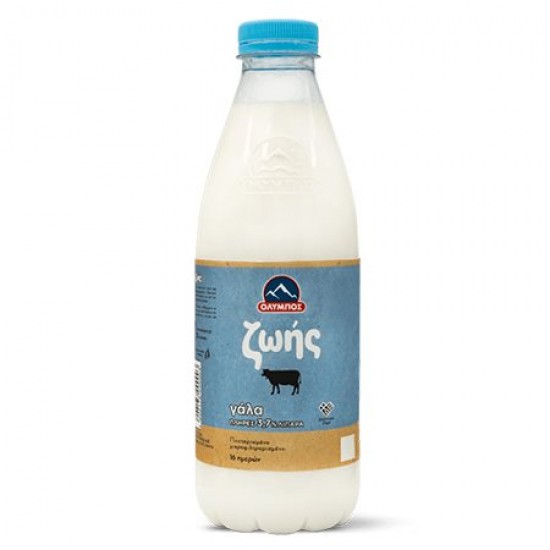 ΟΛΥΜΠΟΣ 1,5L ΓΑΛΑ ΖΩΗΣ ΠΛΗΡΕΣ ΠΑΣΤΕΡΙΩΜΕΝΟ 3,7%