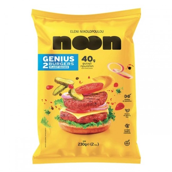 NOON 230G GENIUS BURGER PLANT-BASED ΚΤΨ