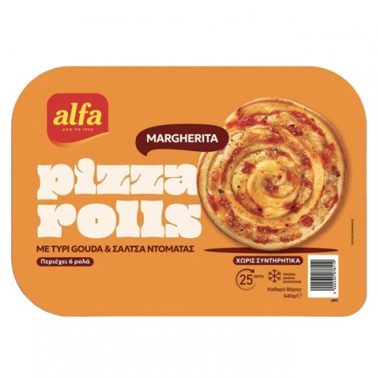 ALFA 540G PIZZA ROLLS MARGHERITA