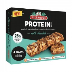 MILLHOUSE 4x35G PROTEIN BARS MILK CHOCOLATE