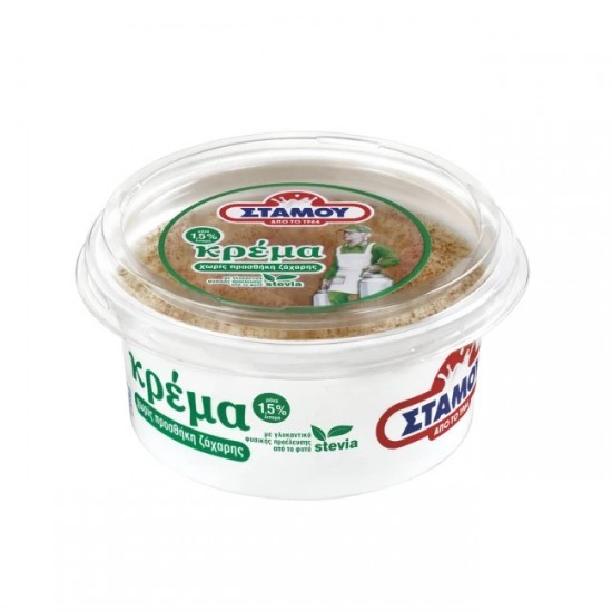 ΣΤΑΜΟΥ 180G ΚΡΕΜΟ LIGHT ΜΕ ΣΤΕΒΙΑ