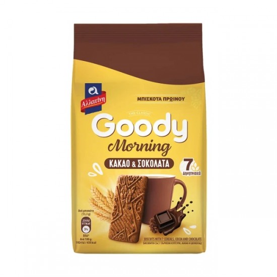 ΑΛΛΑΤΙΝΗ GOODY 160G ΜΠΙΣΚΟΤΑ ΚΑΚΑΟ & ΣΟΚΟΛΑΤΑ