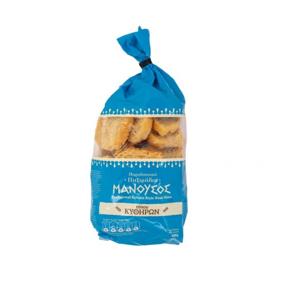 ΜΑΝΟΥΣΟΣ 400G ΠΑΞΙΜΑΔΙ ΛΑΔΙΟΥ ΤΥΠ. ΚΥΘΗΡΩΝ