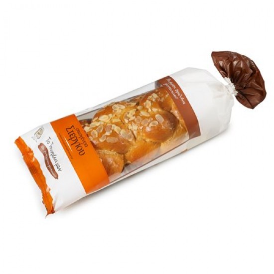 ΣΤΕΡΓΙΟΥ 450G ΤΣΟΥΡΕΚΙ ΜΕ ΠΡΑΛΙΝΑ