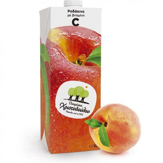 ΧΡΙΣΤΟΔΟΥΛΟΥ 1LT  ΡΟΔΑΚΙΝΟ TETRAPACK