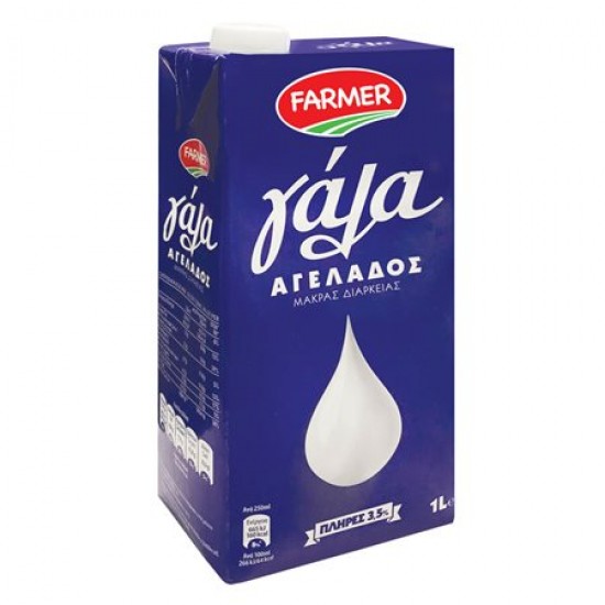 FARMER 1L 3,5% ΓΑΛΑ ΜΑΚΡΑΣ ΔΙΑΡΚ. ΜΕ ΚΑΠΑΚΙ