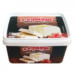 ΣΤΡΟΥΓΓΑ 400G ΣΕ ΑΛΜΗ ΛΕΥΚΟ ΑΓΕΛΑΔΙΝΟ ΤΥΡΙ /ΤΑΠΕΡ