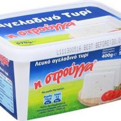 ΣΤΡΟΥΓΓΑ 400G ΣΕ ΑΛΜΗ ΛΕΥΚΟ ΑΓΕΛΑΔΙΝΟ ΤΥΡΙ /ΤΑΠΕΡ