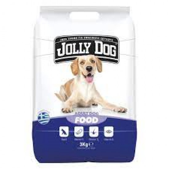 JOLLY DOG 3KG ΞΗΡΑ ΤΡΟΦΗ ΣΚΥΛΟΥ ΜΟΝΟΧΡΩΜΗ