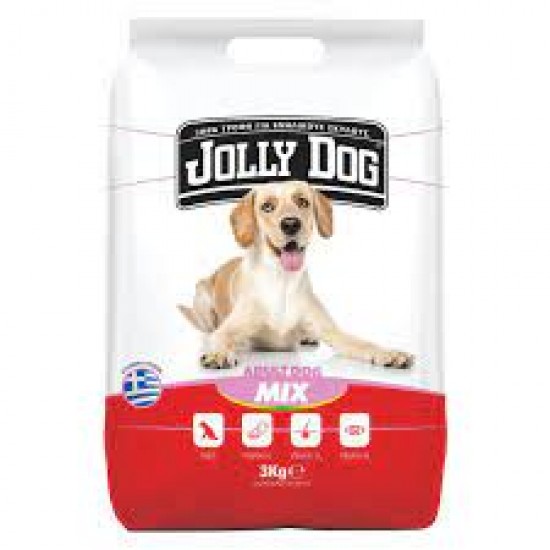 JOLLY DOG 3KG ΞΗΡΑ ΤΡΟΦΗ ΣΚΥΛΟΥ ΠΟΛΥΧΡΩΜΗ