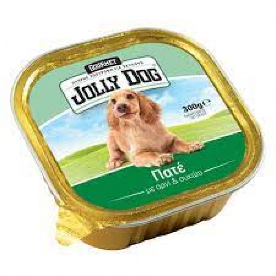 JOLLY DOG 300G ΣΚΥΛΟΥ ΠΑΤΕ ΑΡΝΙ-ΣΥΚΩΤΙ /ΔΙΣΚΑΚΙ