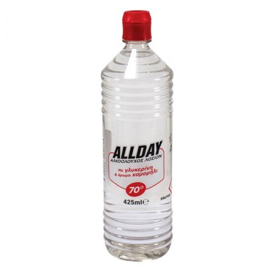 ALLDAY 425ML ΑΛΚΟΟΛΟΥΧΟΣ ΛΟΣΙΟΝ 70% VOL.
