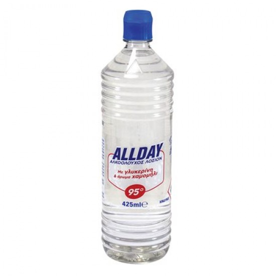 ALLDAY 425ML ΑΛΚΟΟΛΟΥΧΟΣ ΛΟΣΙΟΝ 95% VOL.