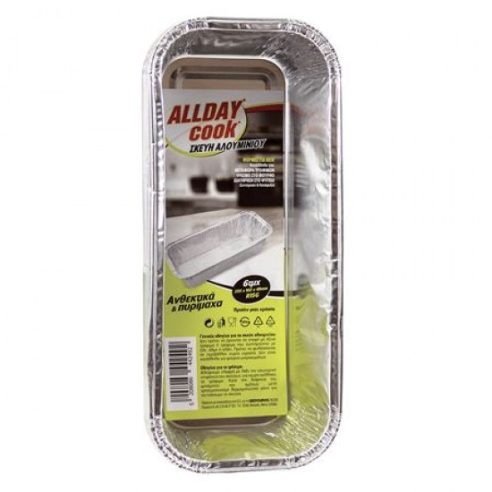 ALLDAY 6-ΤΜΧ ΣΚΕΥΗ ΑΛΟΥΜ. ΦΟΡΜΑ ΚΕΙΚ R15G 235x102x49mm