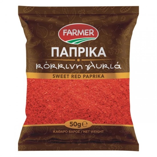 FARMER 50G ΠΑΠΡΙΚΑ ΚΟΚΚΙΝΗ ΓΛΥΚΙΑ (ΦΑΚΕΛΛΟ)
