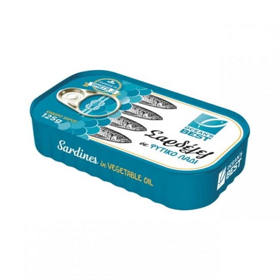 OCEAN'S BEST 125G ΣΑΡΔΕΛΕΣ ΣΕ ΣΟΓΙΕΛΑΙΟ