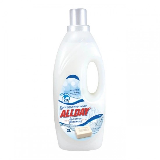 ALLDAY CLEAN 2L 20ΜΕΖ ΥΓΡΟ ΠΛΥΝΤ. ΜΑΣΣΑΛΙΑΣ ΛΕΥΚΟ