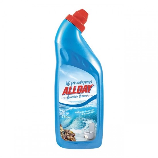 ALLDAY CLEAN 750ML WC GEL ΩΚΕΑΝΟΣ