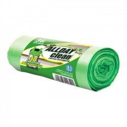 ALLDAY CLEAN 30 ΣΑΚ ΑΠΟΡ ΜΕ ΧΕΡΟΥΛΙΑ 34L 52x56cm